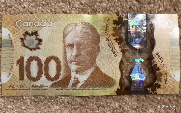 原油回落叠加贸易担忧情绪，施压美元兑加元震荡走低