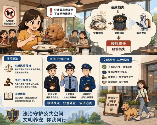 热搜里的民法典｜拿公共餐具喂宠物，谁该为后果买单？