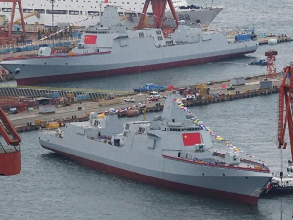 35万吨新舰入役, 中国海军再登全球第一, 超北约3倍稳压美军